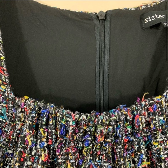Sister Jane confetti tweed mini dress. Size XS - Picture 3 of 7
